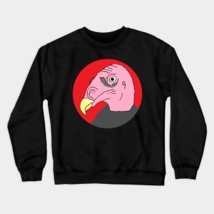 Turkey Vulture Cartoon Crewneck Sweatshirt